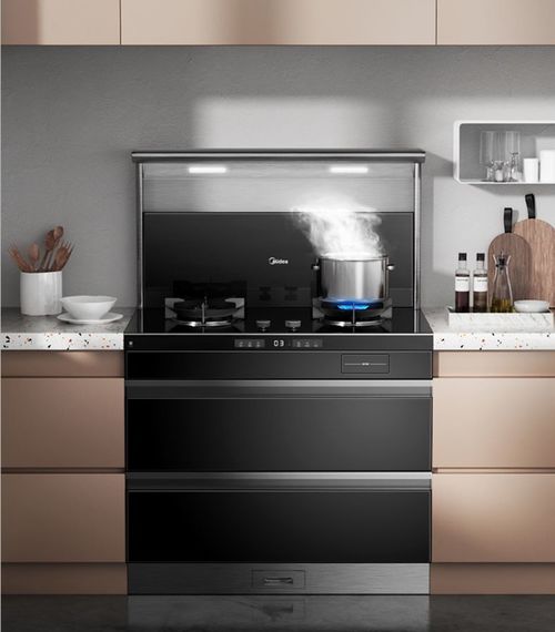 美的蒸汽洗集成灶d14s新品上線 天生自凈,灶百味生活